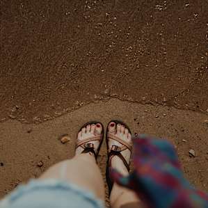Went down to dip my toes in Lake Michigan at Barnes Park