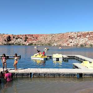 Take a peddle boat out!