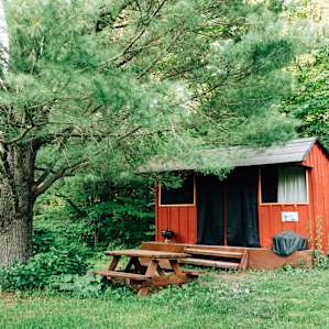 our cute little rustic cabin
