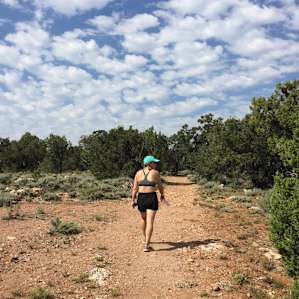 The trail to the viewpoint.