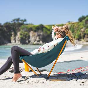Enjoying the sunshine at the beach