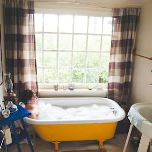Bubble bath with a view :) This was my favorite.
