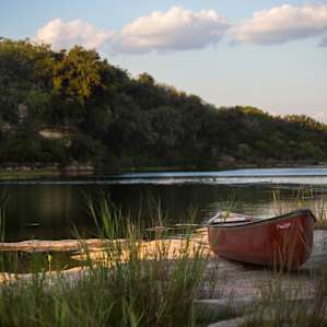 Beautiful river views. You can rent a canoe or kayak in town!