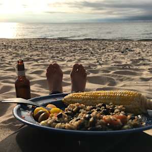 Dinner on the beach