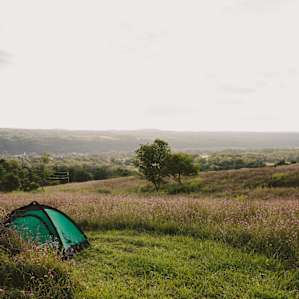 A classic Fingerlakes view into the valley without having to leave the site!