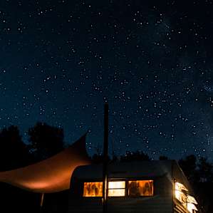 Campy at night under a blanket of stars!