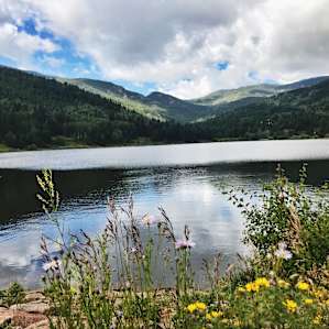 Lake Isabel is right across the street!