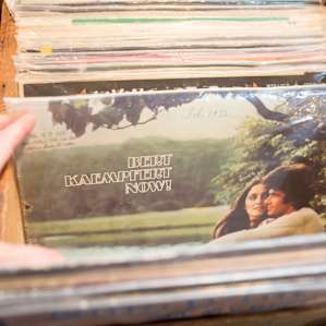 Pawing through the record bin at the general store. Pulled up this album on Spotify when I got home, and you know what? It's kinda awesome.