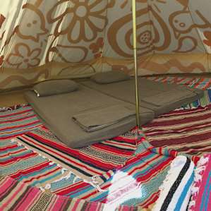 Amazingly colorful tipi