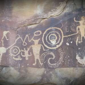 McKee Spring petroglyphs - a lengthy but worthwhile dirt road trip that enters the monument in the NW area.