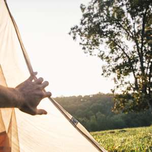 Wake up on the secluded hillside.