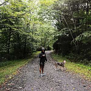 Walking the dog!
