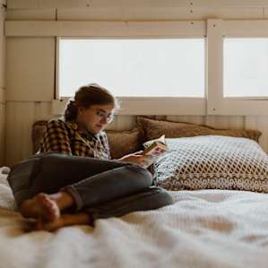 Comfortable spot to read a book