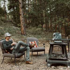Outdoor patio & firewood is provided