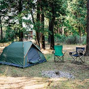 Set up your own tent or use one of Frank's!