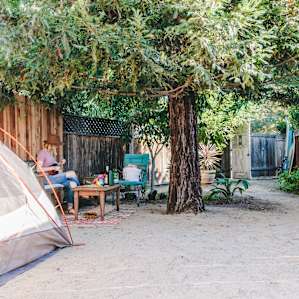 The whole camp area was very spacious. Great for couples and small groups.