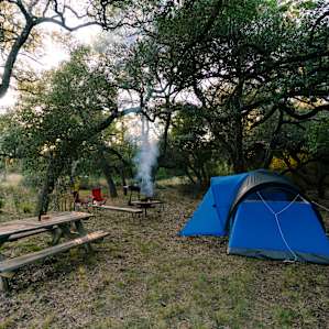tent picnic table lodging