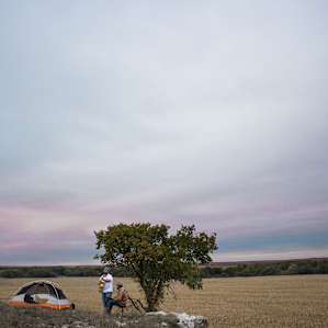 tent people lodging