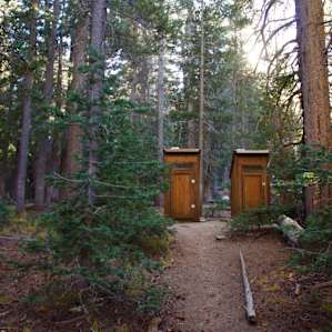 Rest room situation at Round Valley. BYOTP.