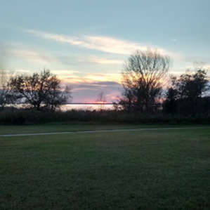 Looking towards the lake.