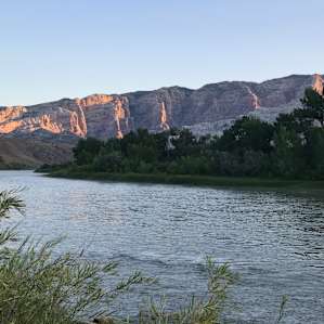 Sunrise over the Green River