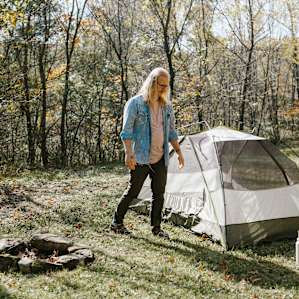 tent forest people