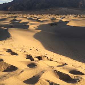 Sand dunes that are only a few miles away from Wildrose