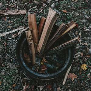 Each site has a campfire pit with a grate or a separate charcoal grill for cooking. If campfire cooking isn't your thing there is a kitchen in the main lodge with everything you could need!