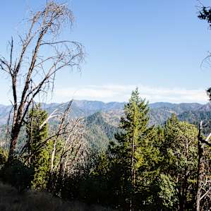 The stunning views on the drive up to the property.