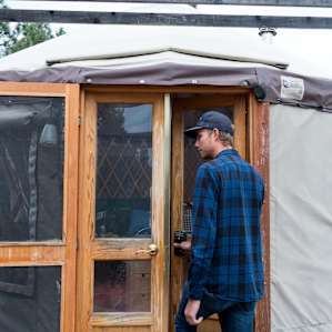 people yurt lodging