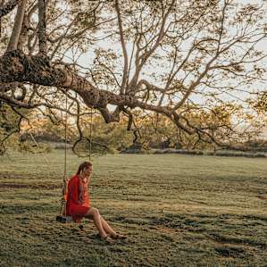 Never too old to swing.