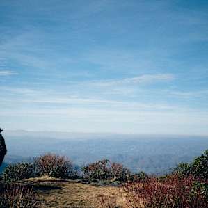 a pretty little hike we took along the very close by, Blue Ridge Mountain Parkway