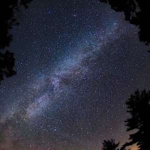 Taken during the new moon from the viewing deck at Leonard Harrison State Park.