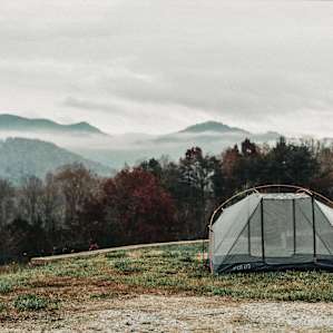 The Blue Ridge views from the Goodyacre Farm are breathtaking.