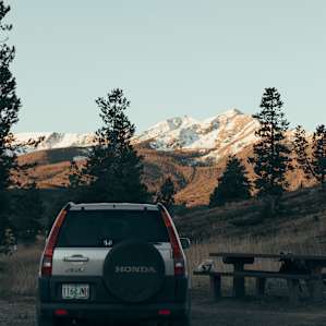 mountain picnic table amenity