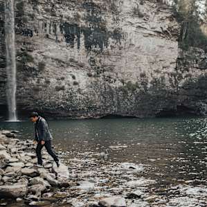 Yep. TWO WATERFALLS. In one canyon. What. What is this magical place--Jurassic Park or something?