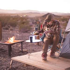 Sunset and a tall pour of whiskey.