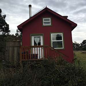 Windy Hollow Farm Red Camping Cabin