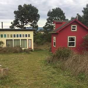 Windy Hollow Farm Red Camping Cabin