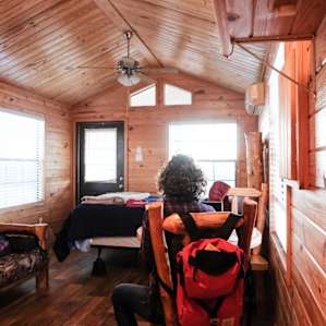 All in one cabin.