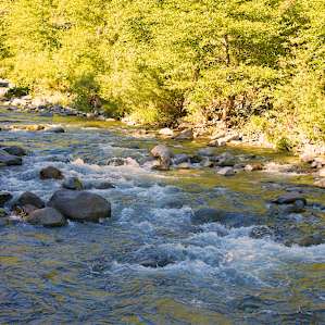 Smith River access nearby--a little steep, but worth it.