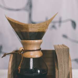 Chemex NOT provided - but strongly recommended for great drip coffee!
