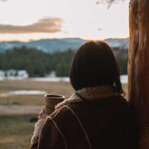 Sipping tea and soaking in that view!
