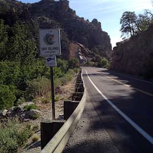 Campsite along Sky Islands Scenic Byway