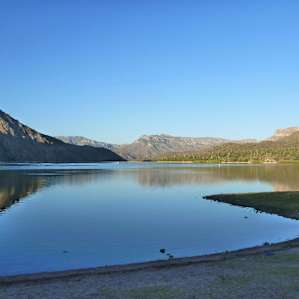 Lakeside campsite