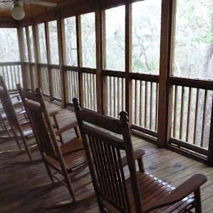 large front porch at Suwannee RiverState Park