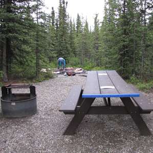 Campsite at Denali National Park