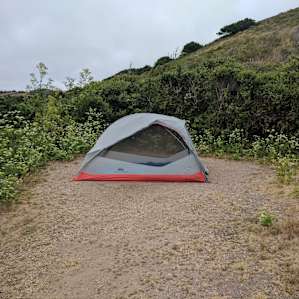 Amazing first time backpacking trip! We stayed at Coast Camp in site #6 which was perfect. We couldn't see or hear our neighbors really at all. All of the sites #1-7 seemed pretty nice. They also have some group camp sites but they aren't as private.