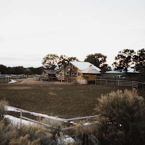 a view of the ranch from the road