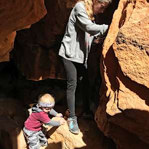 Exploring the Native American caves